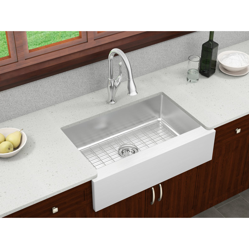 Lapeer 31'' L Single Bowl Stainless Steel Kitchen Sink