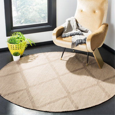 Abberton Hand Woven Cotton Geometric Rug