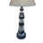 Siratro Lighthouse Blue/White Coastal USB Table Lamp (Set of 2) 