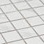 Carreau de mosaïque carré en porcelaine Statuario 2 po x 2 po