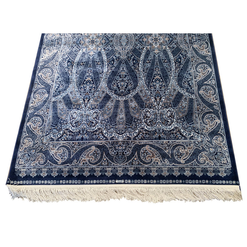 Rectangle Machine Tufted Silk Area Rug