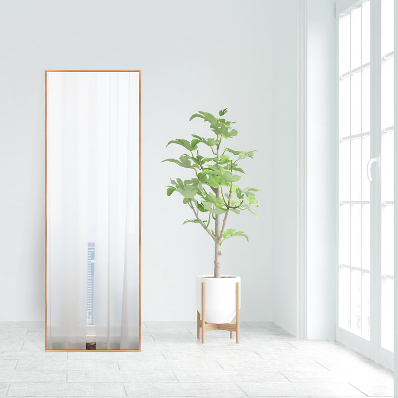 Modern Full Length Vanity Mirror , Gold