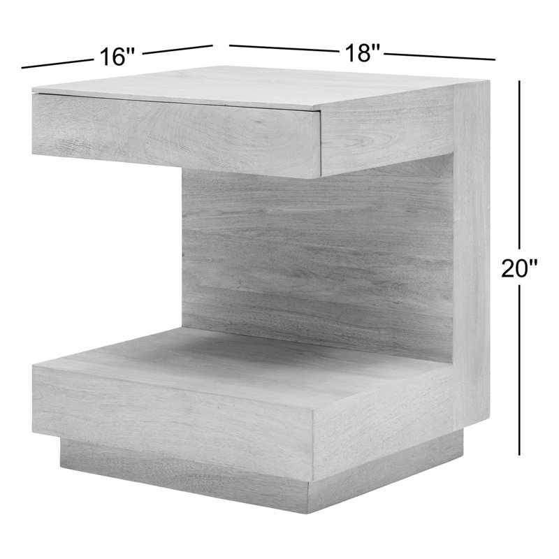 Table de bout Sonora Modern, Brun