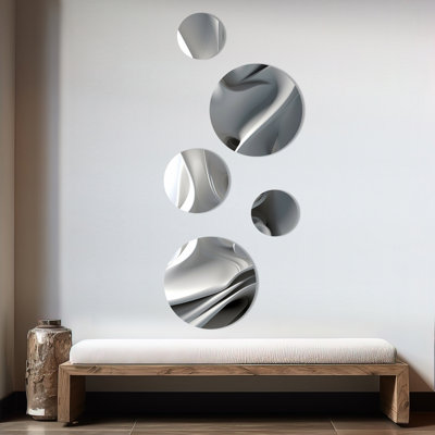 Décoration murale blanche abstraite contemplative - vagues modernes