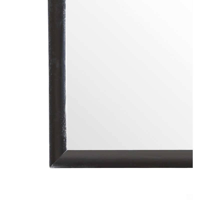 Rectangular Mirror, 39" x 35", Black