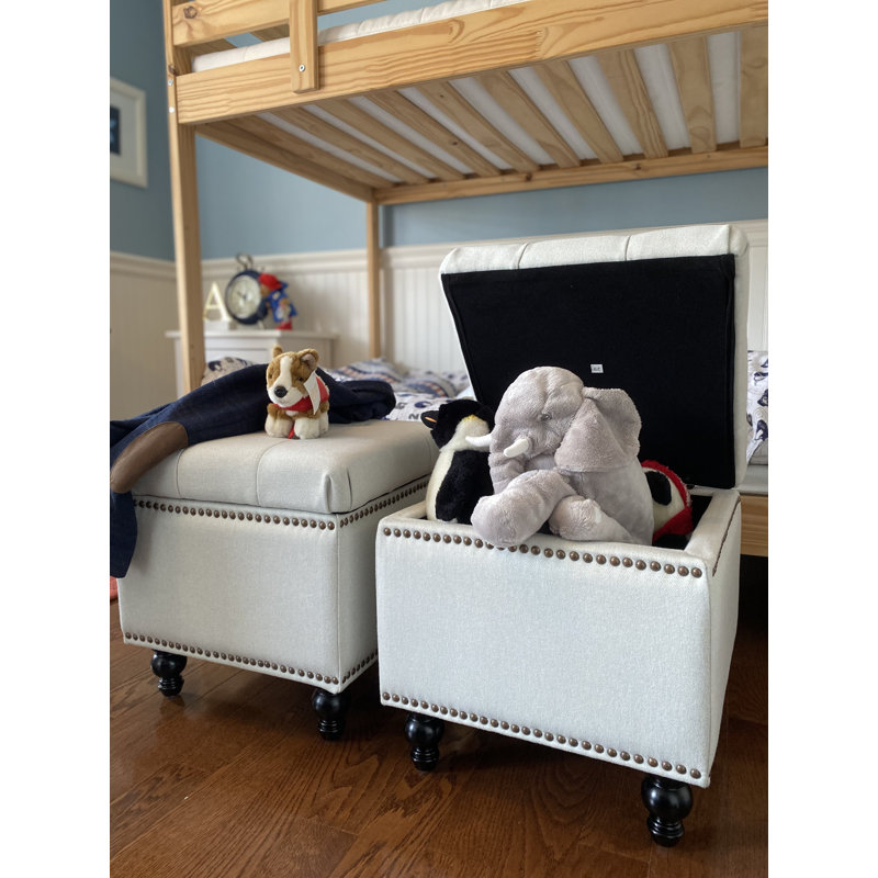 Repose-pieds SEAT4U Beckmann, Mélange de polyester blanc givré