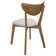 Freidin 5-Piece Rectangular Dining Set Chestnut And Tan