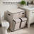 Double Laundry Hamper With Lid, 47.8 Gal Laundry Basket 2 Section With 2 Side Pockets, Dirty Clothes Hamper With Removable Bag, (Light Taupe)-567701607