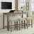 Dining Table Bar Set for 3 Person,Sofa Table with Power Outlet-1744135741-1744135730