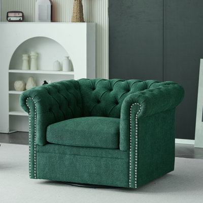 Fauteuil club pivotant Roomfitter Chesterfield