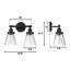 Luminaire pour meuble-lavabo Helenah-1278833505