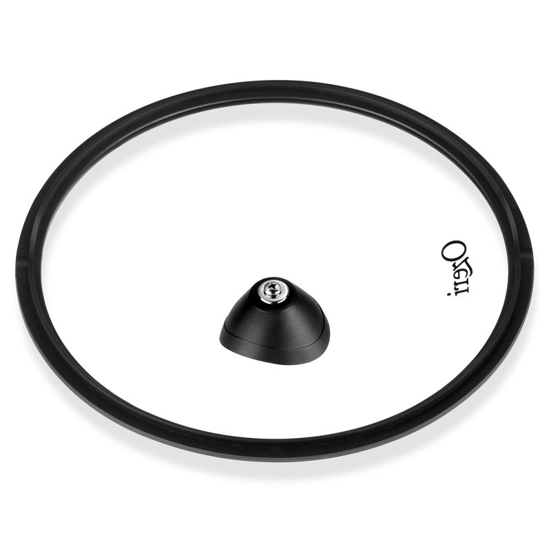 Earth Fry Pan Lid, in Tempered Glass, 10" W