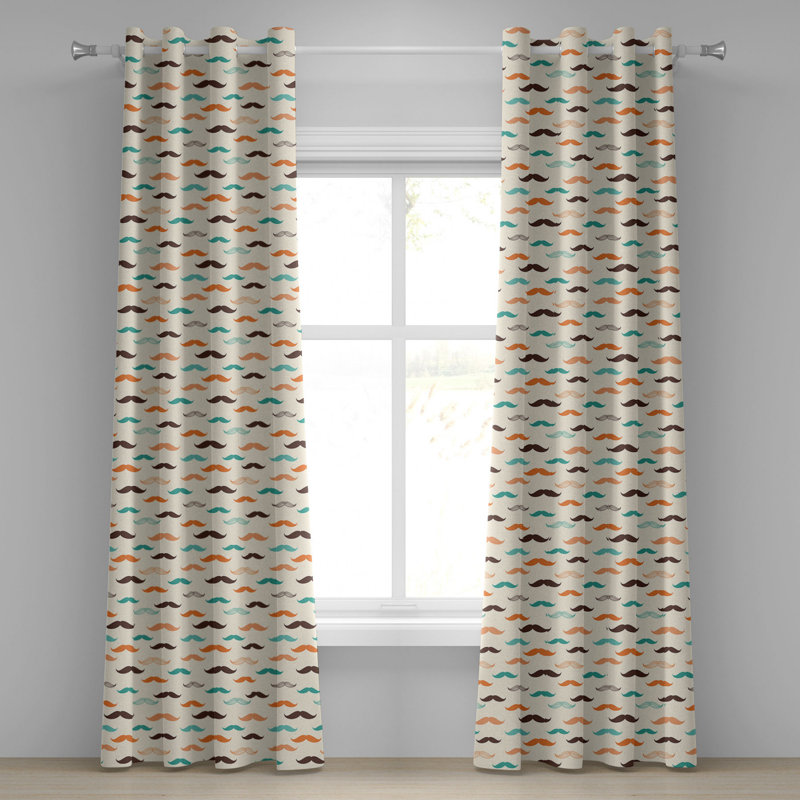 Sateen Blackout Curtain Pair, 50" W x 72" L