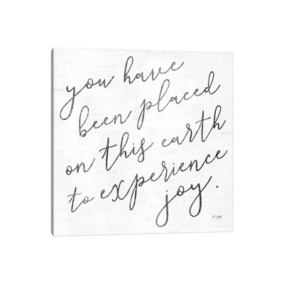 Placed On This Earth by Jaxn Blvd. - Wrapped Canvas Gallery-Wrapped Canvas Giclée