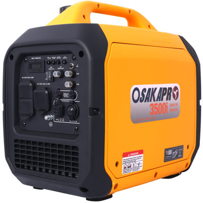 3500 Watt Portable Inverter Generator, Gas Powered With Co Sensor, Epa Compliant, Lightweight & Quiet For Home Backup, Camping, Rv, Trailer – 3500w Peak / 3200w Running