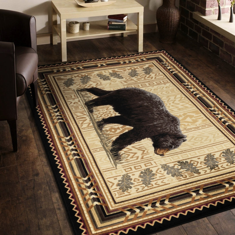 2 pi Le tapis en polypropylène noir X 3, teinté, pour un usage domestique fréquent, ajoute du style à l'élégance de la pièce