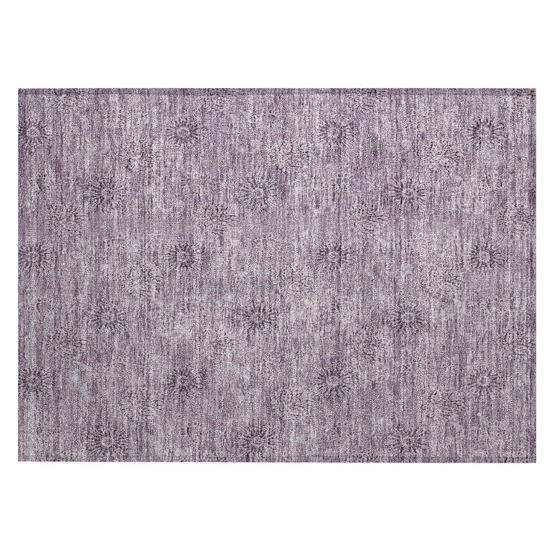 Leis Floral Indoor / Outdoor Rug, Rectangle 1'8" x 2'6"