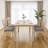 Bovill 5-Piece Solid Wood Dining Table Set For 4, Breakfast Nook Table Set,  With Kitchen Table And 4 Upholstered Chairs, Space-Saving Dinette Set, Kitchen Table Chairs Set Of 4