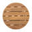 Durable Acacia Wood Round Patio Side Table, For Outdoor Relaxation And Entertaining In Backyards, Lawns, And Balconies.-2062951290