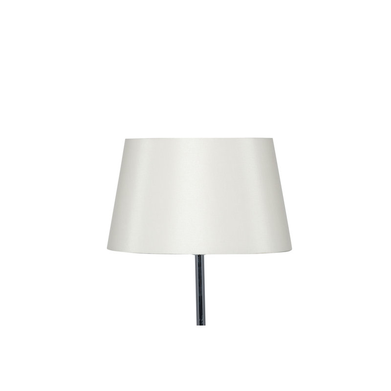 Martha Oval Silk Mix Tapered Lampshade, Cream, 19cm H x 30cm W x 16cm D
