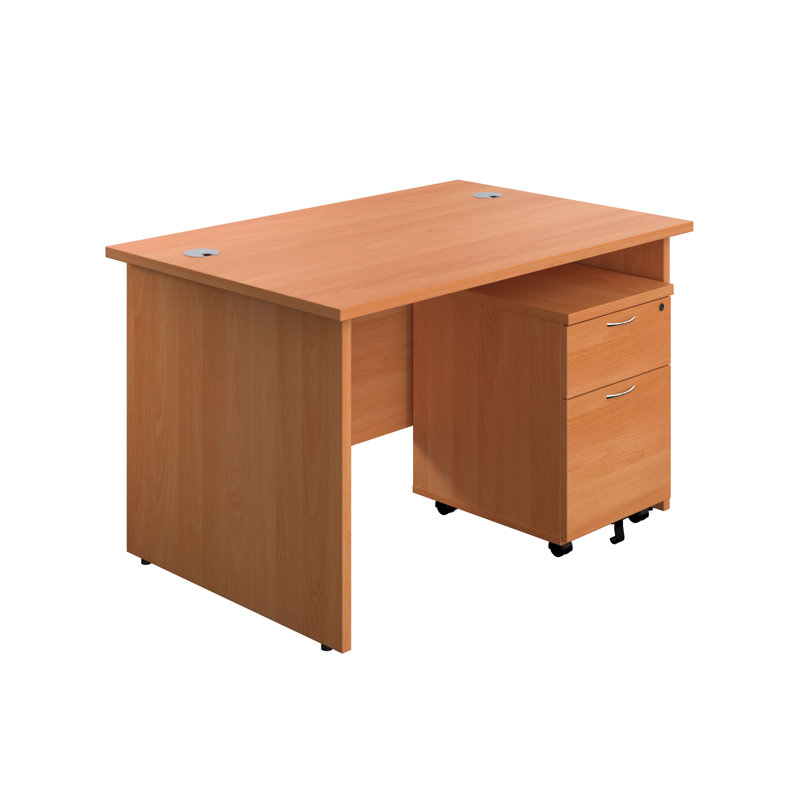 Buariki Computer Desk, Beech