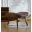 Fauteuil à oreilles et repose-pieds Jeyshan-795056318