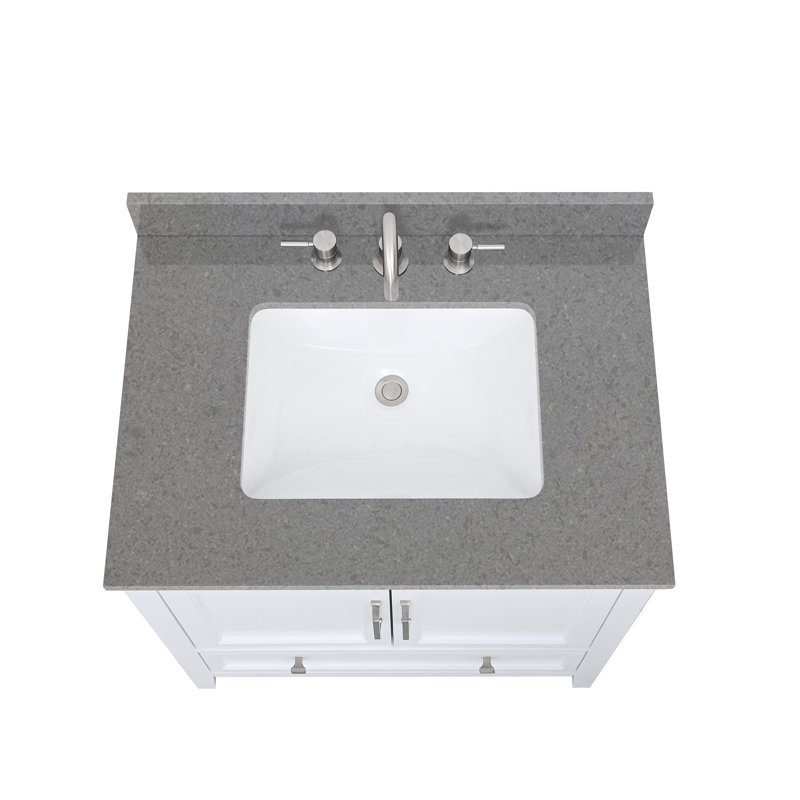 31'' W Single Vanity Top, Contrail Matte