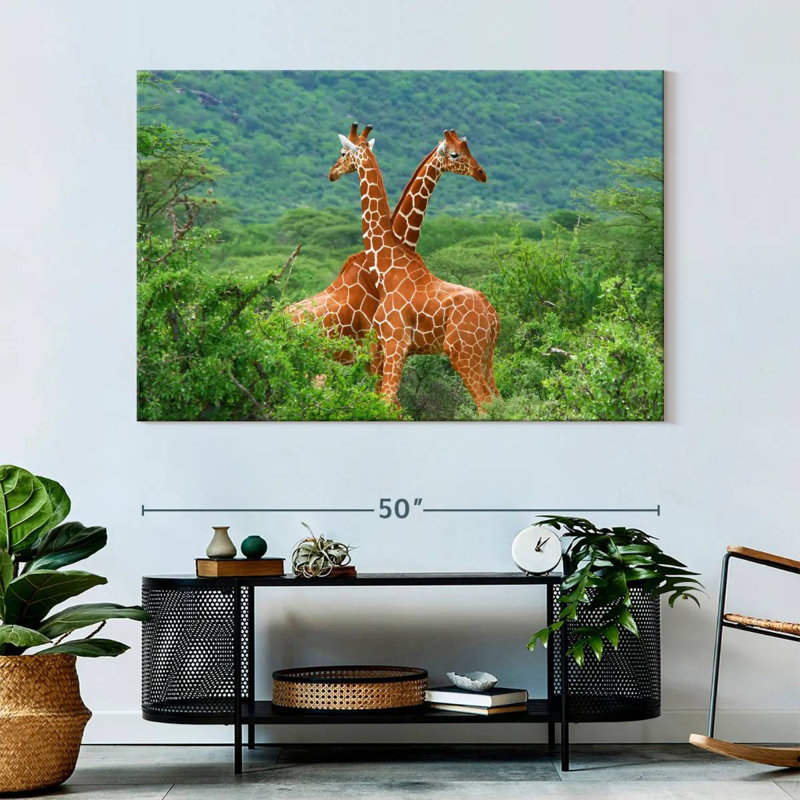 Crowle Giraffe Love, H 34 po x l 51 po