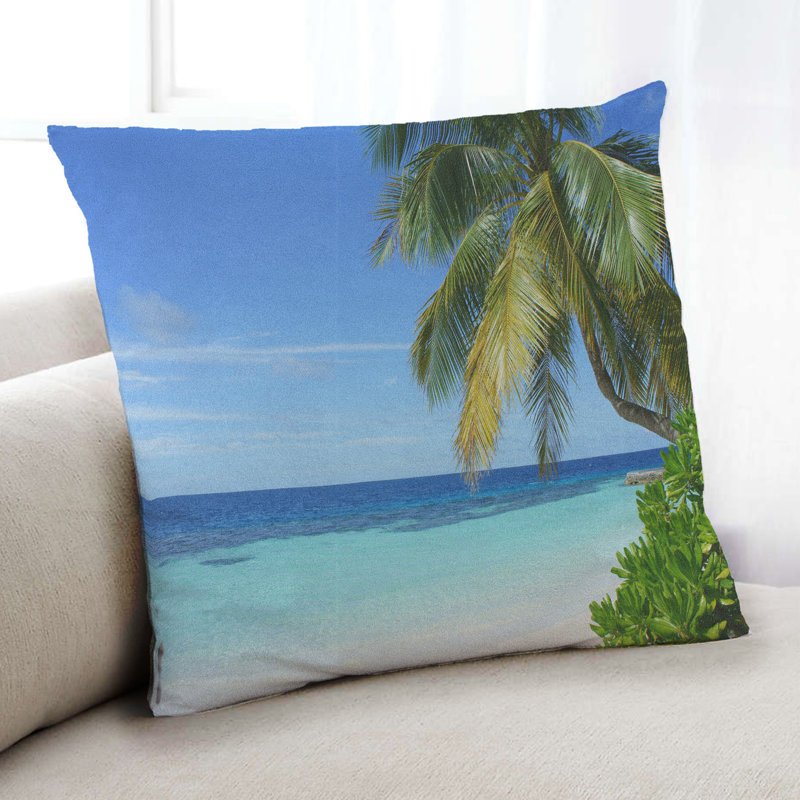 Coussin Plants Palm Tree 67, Microsuède