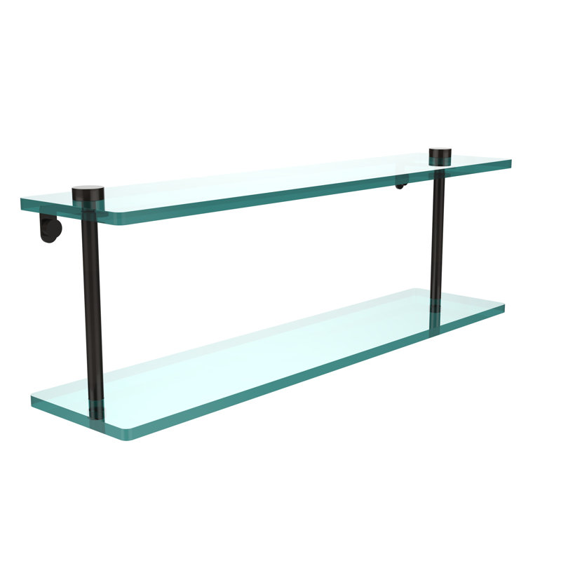Gober 2 Piece Tiered Shelf, 22", Oil Rubbed Bronze
