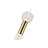 2 - Light Gold LED Unique/Statement Pendant