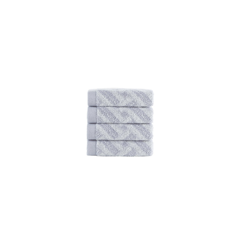 Essuie-mains 4 pièces Brooks Brothers, Argent