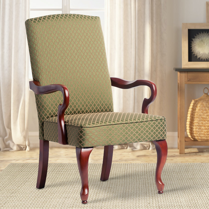 Arliana Upholstered Armchair, Green