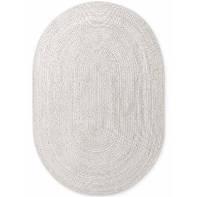 Hanse Home Rangpur - Jute Rug, Natural Rug for Living room, Bedroom, Diningroom
