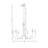 6-Light Metal Chandelier