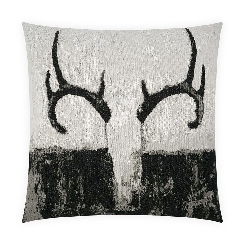 White Tail Throw Pillow