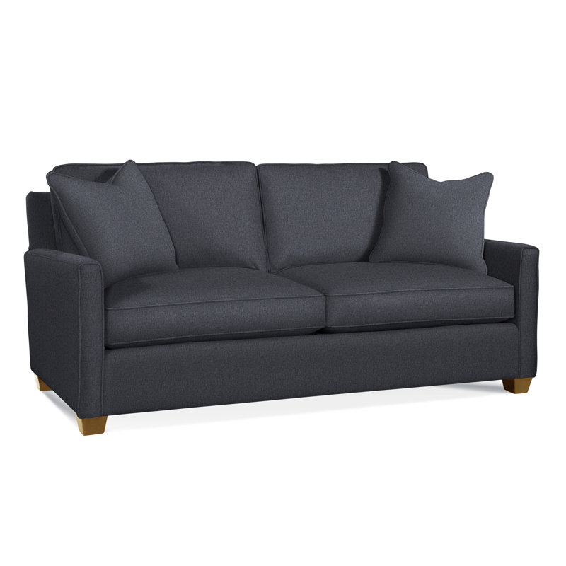 Nicklaus Sofa, Havana, Gel Memory Foam Mattress, Gray Sugar Performance; 0863-84