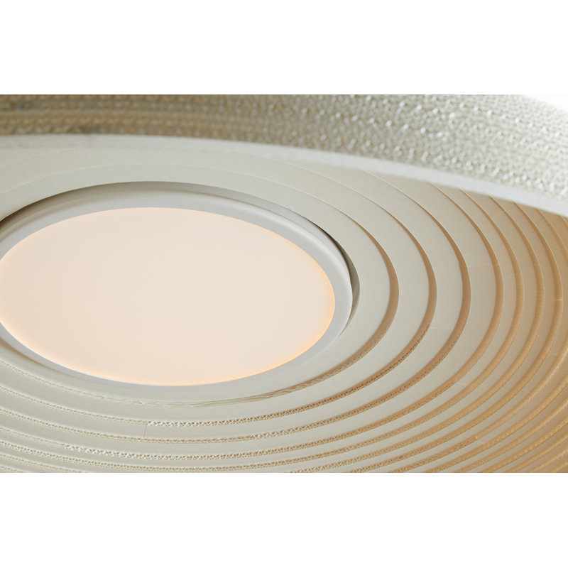 Scraplights Float 36 Pendant White, 9" H x 34" W x 34" D, White