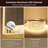 31.5'' W 30.7'' H Wall Mounted Medicine Cabinet Mirror with Adjustable Shelves And Open Storage, 2-Door Bathroom Medicine Cabinet with Lighted Mirror, Tempered Glass-490550025