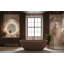 62.8'' x 30.3'' Freestanding Soaking Cement Bathtub-254256131