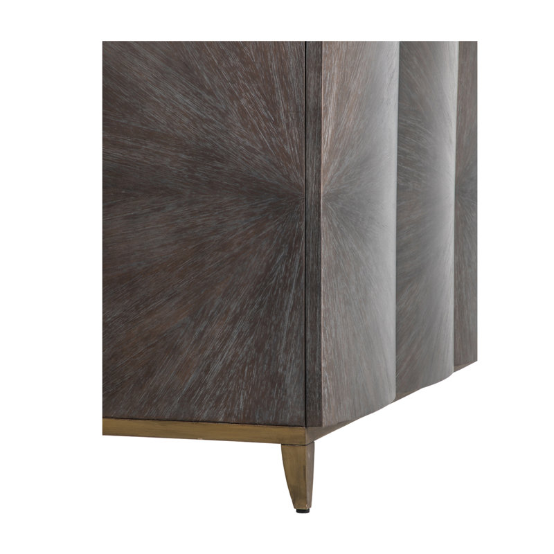 Pete 60" Wide Mindi Solid Wood Sideboard