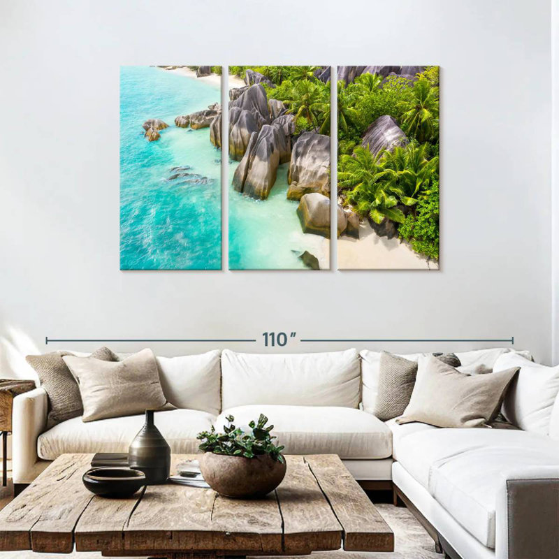 Gillard Scenic Anse Source D'Argent, 48" H x 74" W