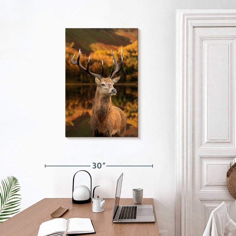 Brampt Mighty Stag Deer, 30" H x 20" W