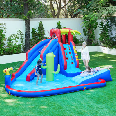 15' x 13'  Bounce House with Water Slide and Air Blower