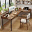 62.99"Walnut L-Shaped Solid Wood desk-108958626-108958628