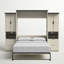 Lit escamotable Balleza avec bureau et 2 armoires de rangement-31813635