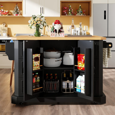 Wood Kitchen Island