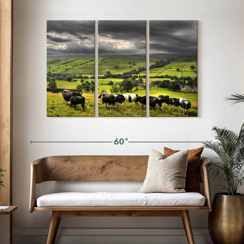Brampt Simple Cow Herd, 32" H x 50" W