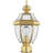Outdoor Post Lantern Pendant Light Fixture with Clear Beveled Glass Shade-101230954