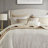 Luxury 10 Piece Bedding Sets, Polyester Jacquard Modern King Home